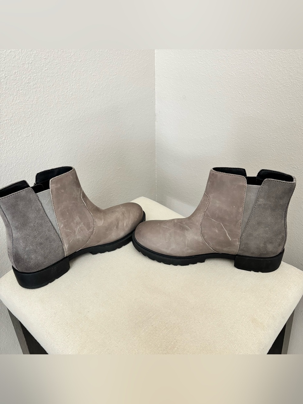 SOREL WATERPROOF Women's Grey Ankle Boots - Size 8 - Picture 6 of 11